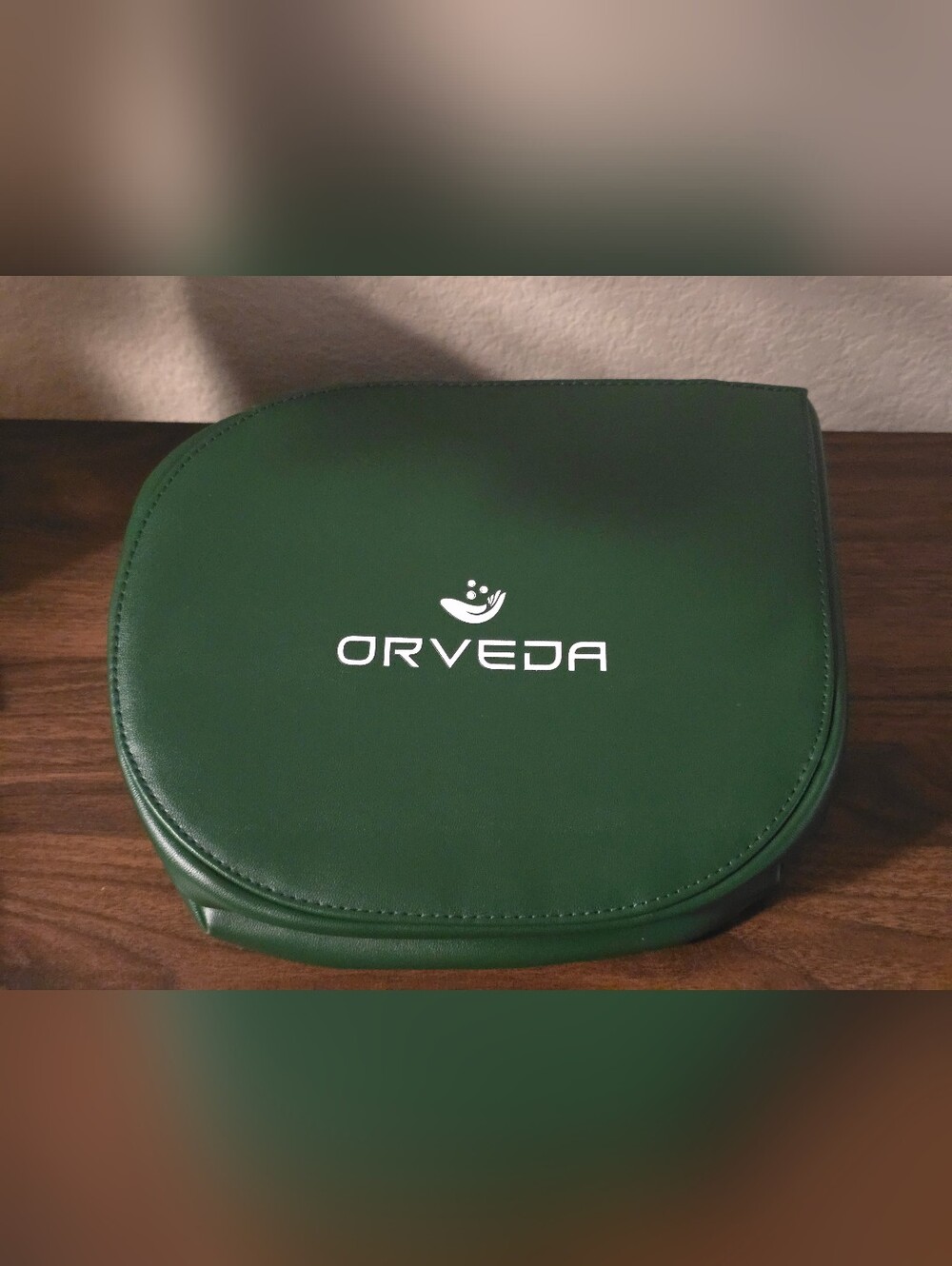 Brand new Orveda luxury cosmetic bag with deluxe skincare samples. Never used.